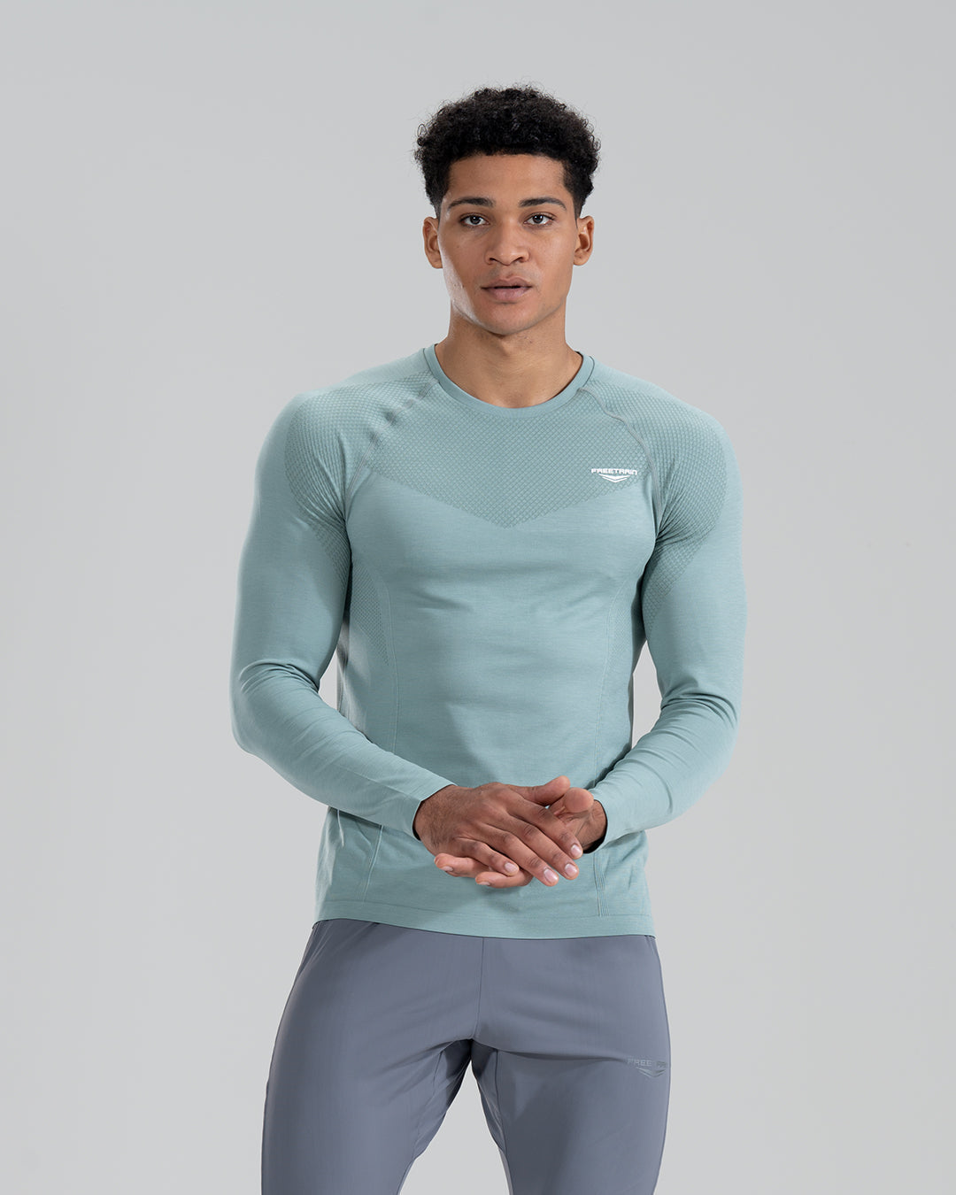 FlowState Seamless Long Sleeve Top Chinois Green