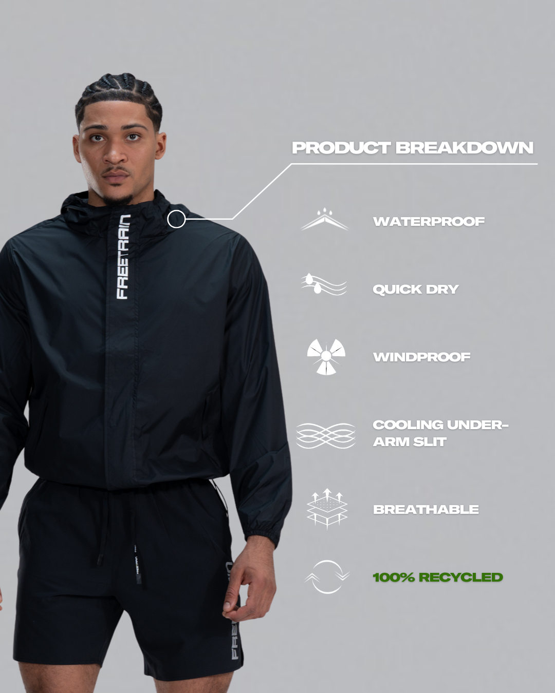 DMSL MENS WINDBREAKER