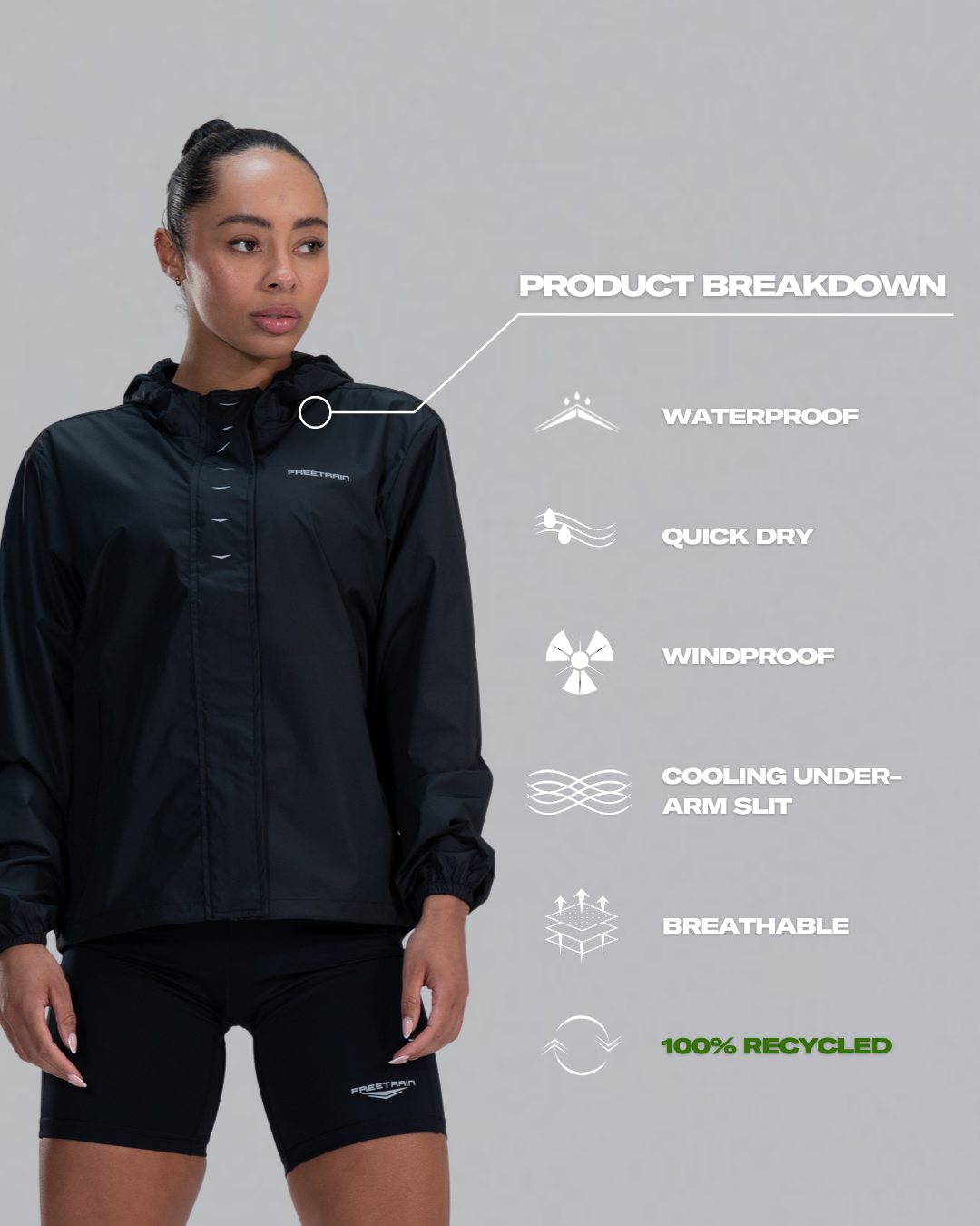 DMSL WOMENS WINDBREAKER