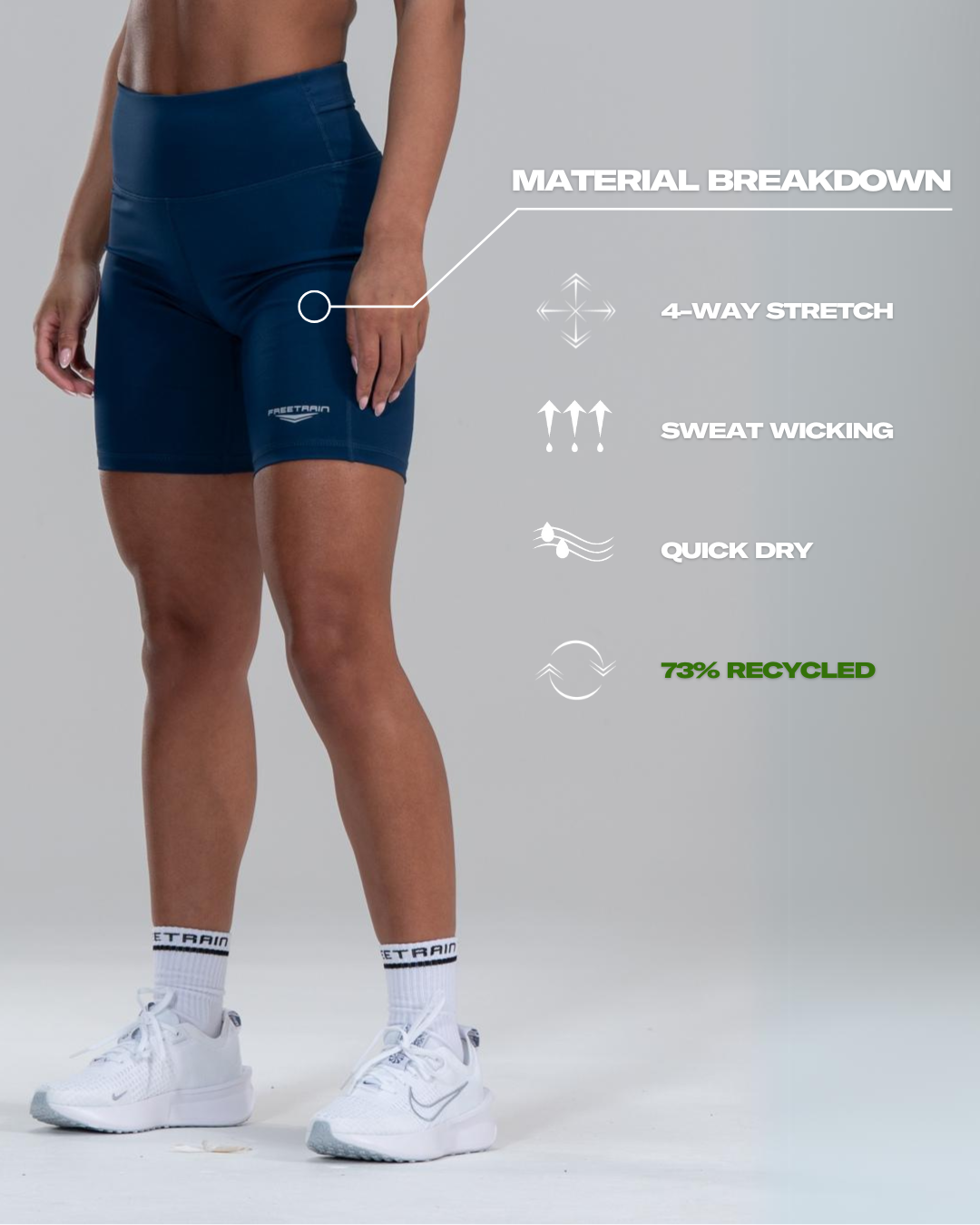 DMSL WOMENS 2 IN 1 HYBRID SHORT