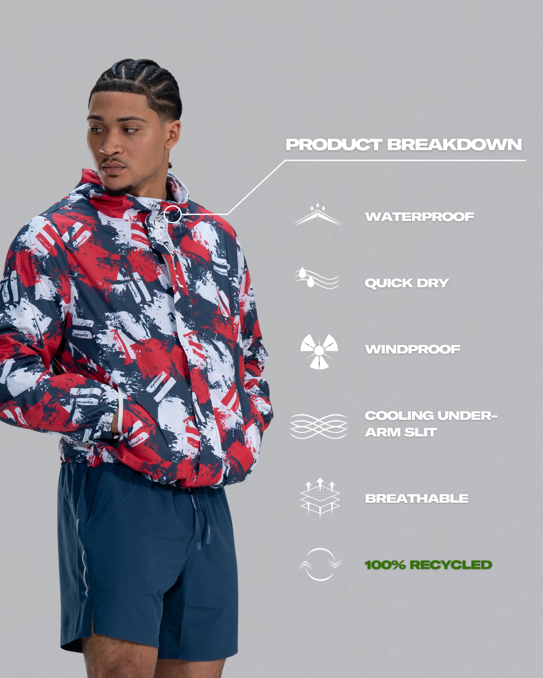 DMSL MENS WINDBREAKER