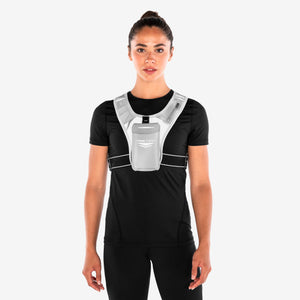Reflective running vest with pockets