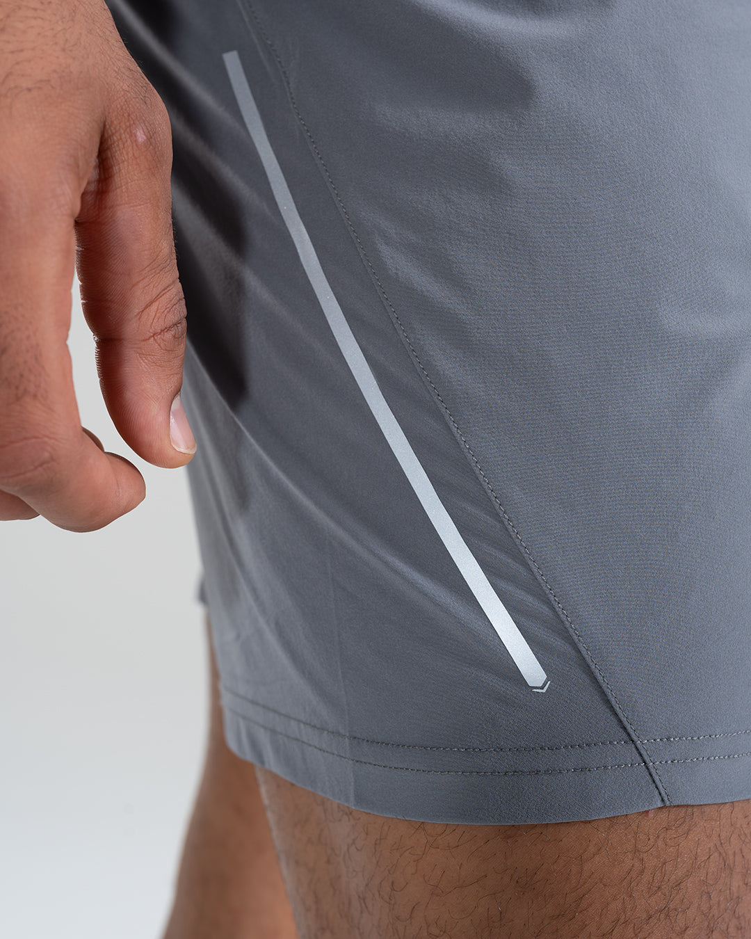 Men's Gym Quiet Shade Grey Shorts - FlowState Energy Speed Short ...