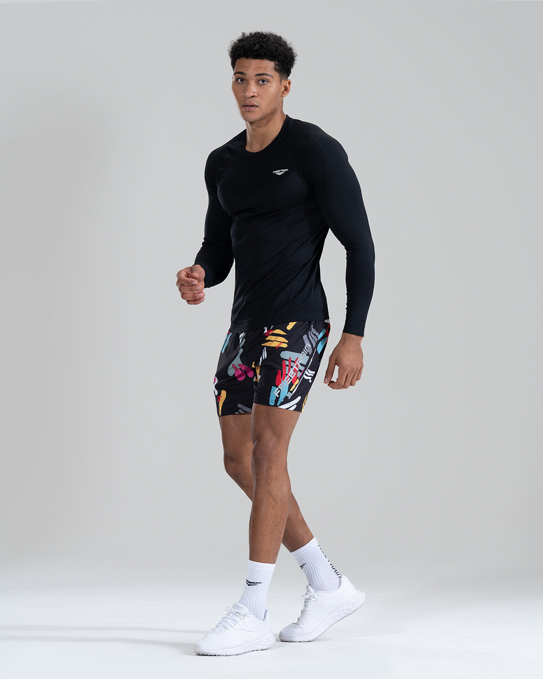 Men's Gym Scar Print Shorts - FlowState Energy Speed Short | Freetrain