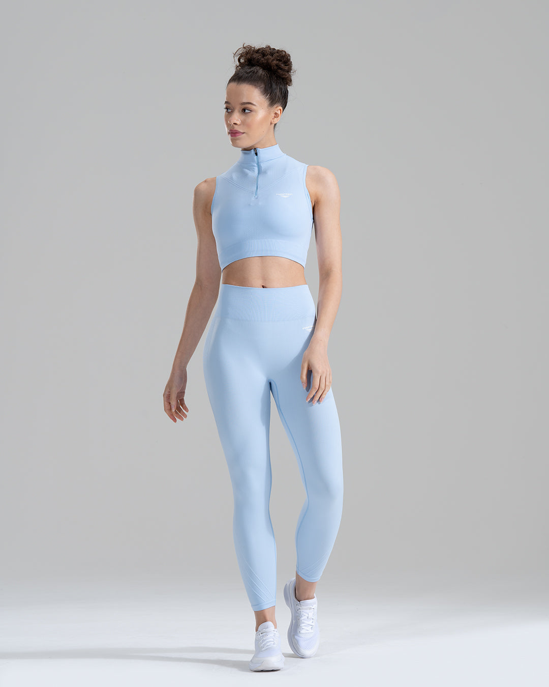 FlowState Seamless Zip Cropped Top